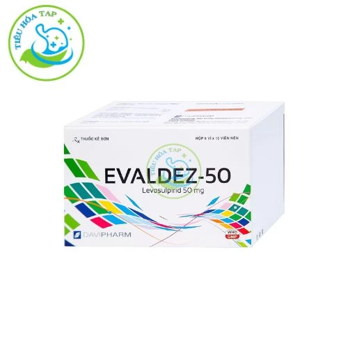 Evaldez 50mg - Hộp 06 vỉ x 10 viên